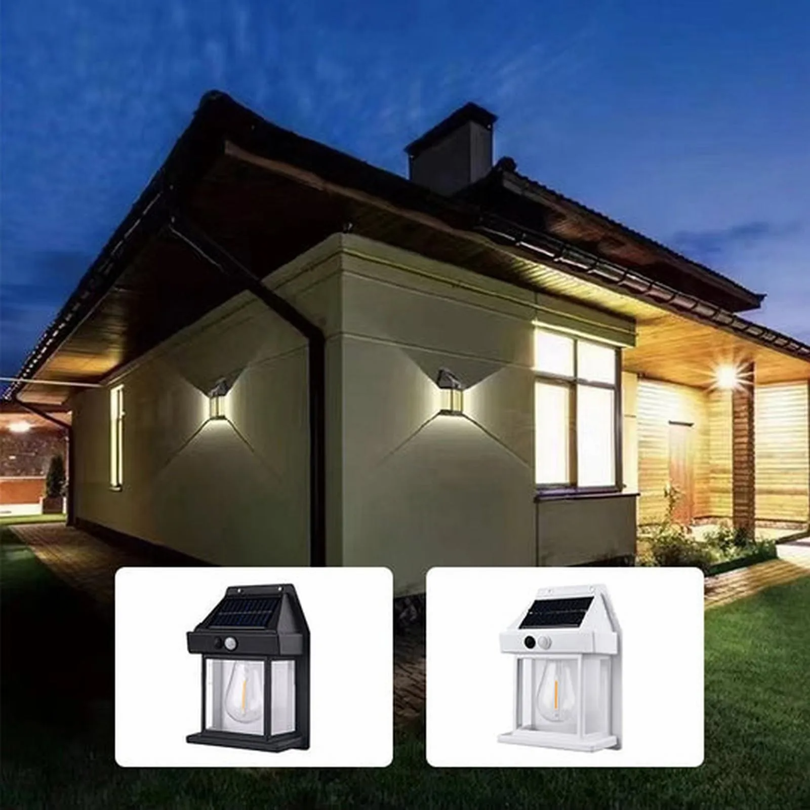 Refletor Arandela Solar Com Sensor Impermeavel