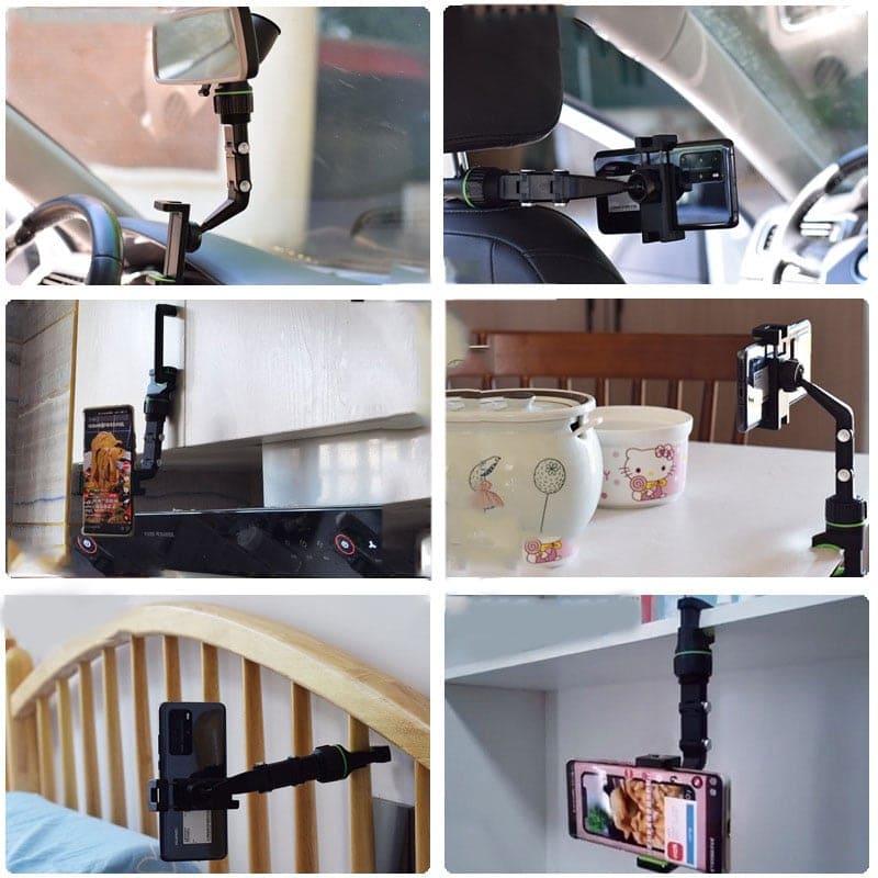 Suporte Multifuncional para Celular 360° Automotivo
